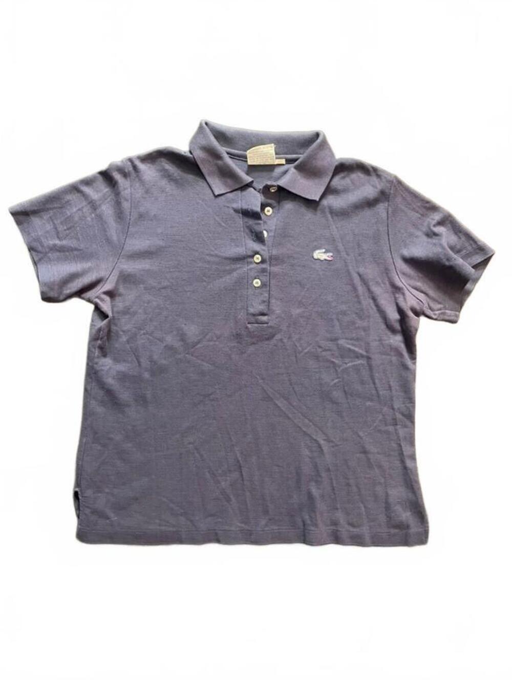 Vintage 60s/80s Haymaker Lacoste Navy Polo Shirt USA Size 38